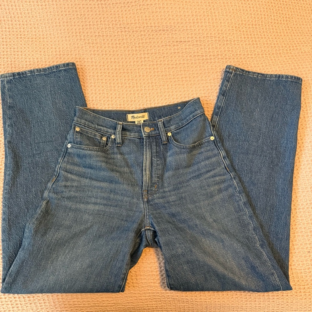 Madewell The Perfect Vintage Wide-Leg Jeans in Harvey Wash Size 24 - Picture 6 of 12